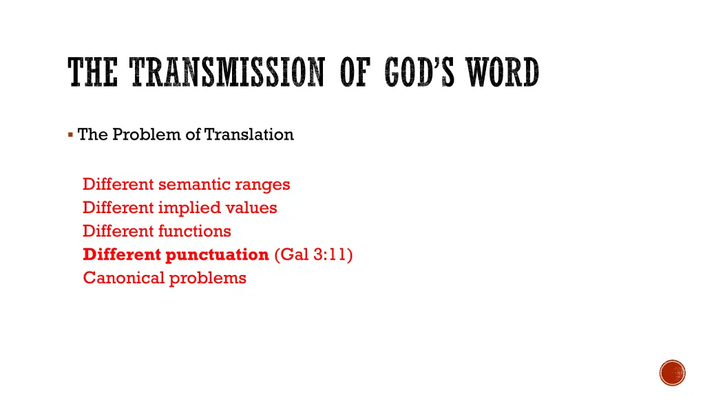 the transmission of god s word 29