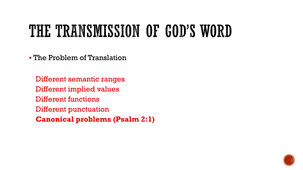 the transmission of god s word 32