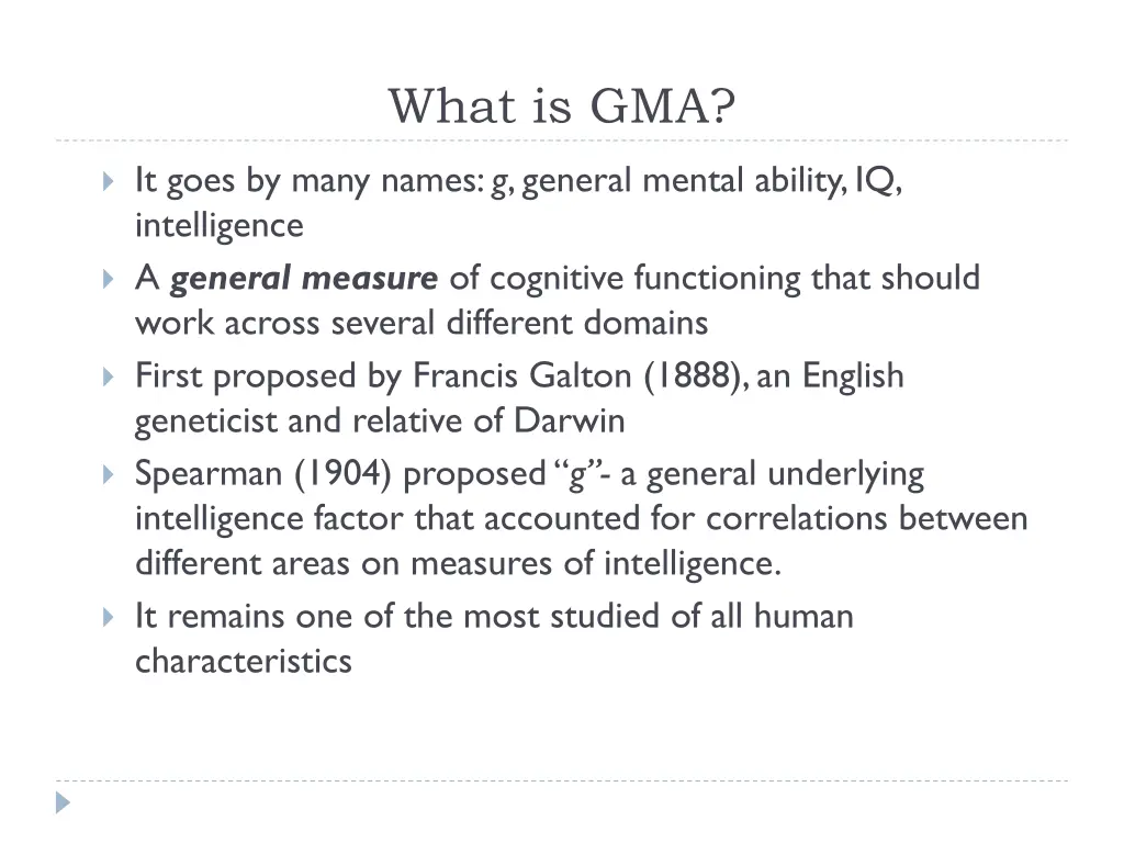 what is gma