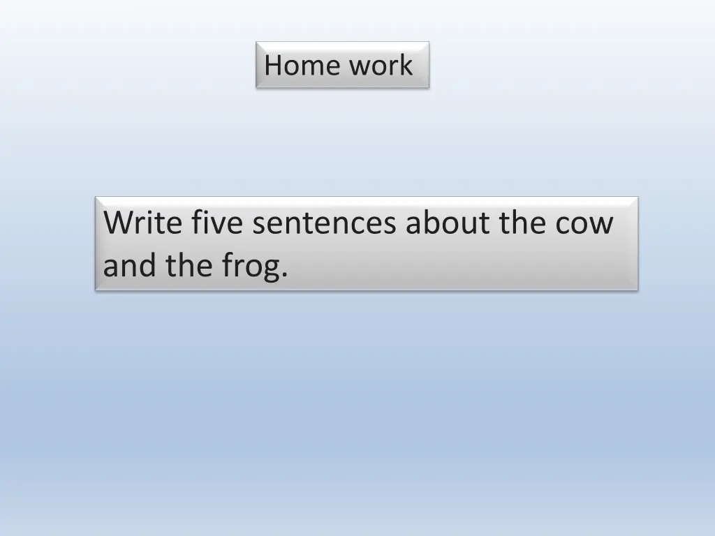 home work