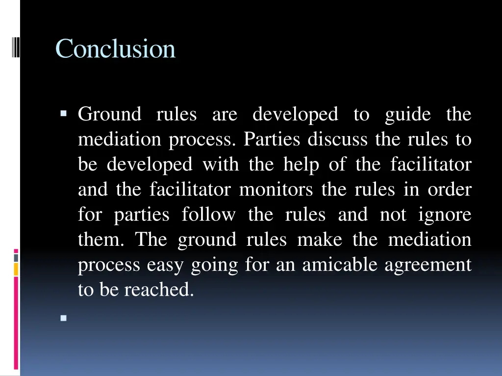 conclusion