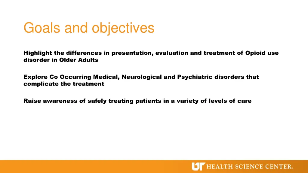 goals and objectives