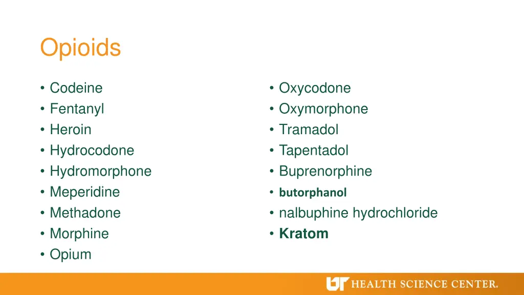 opioids