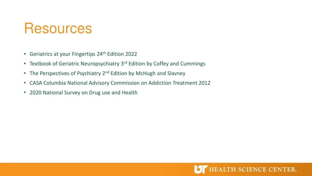 resources