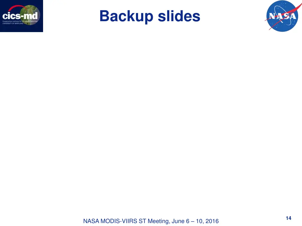 backup slides