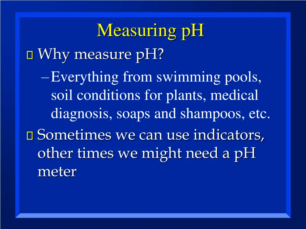 measuring ph