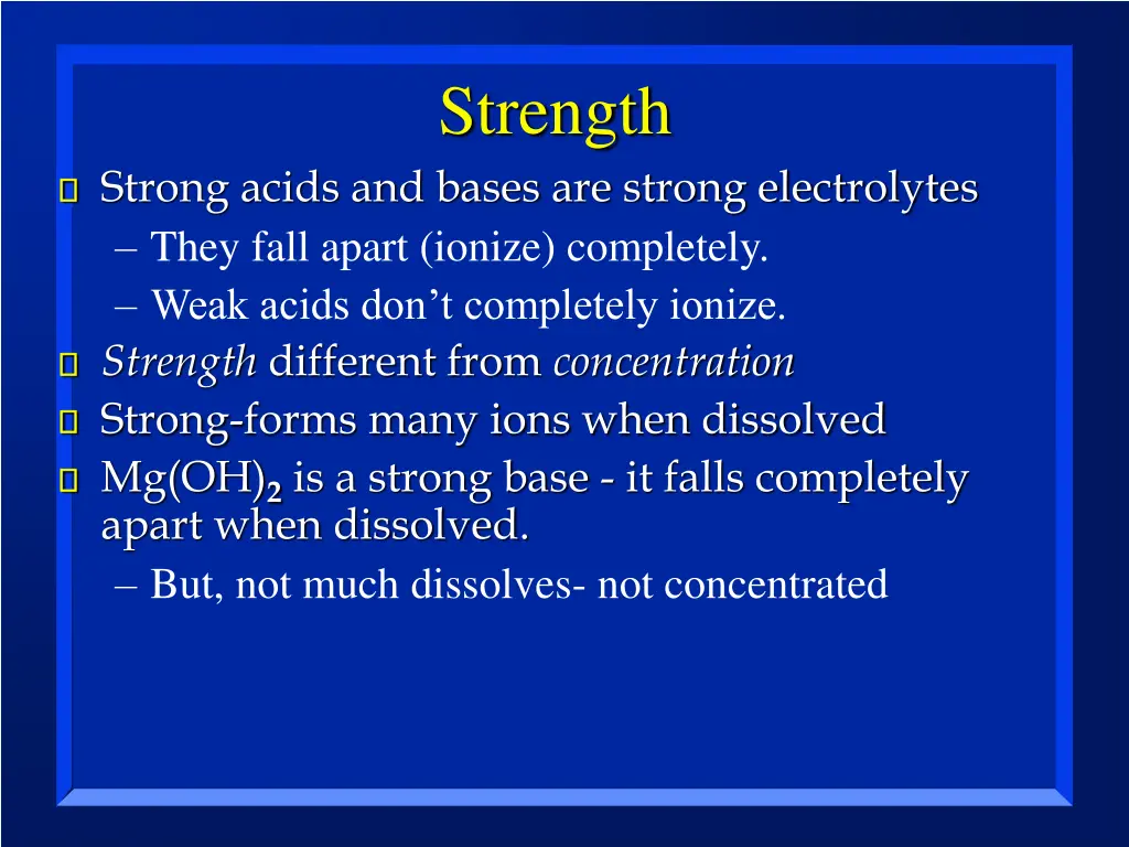strength