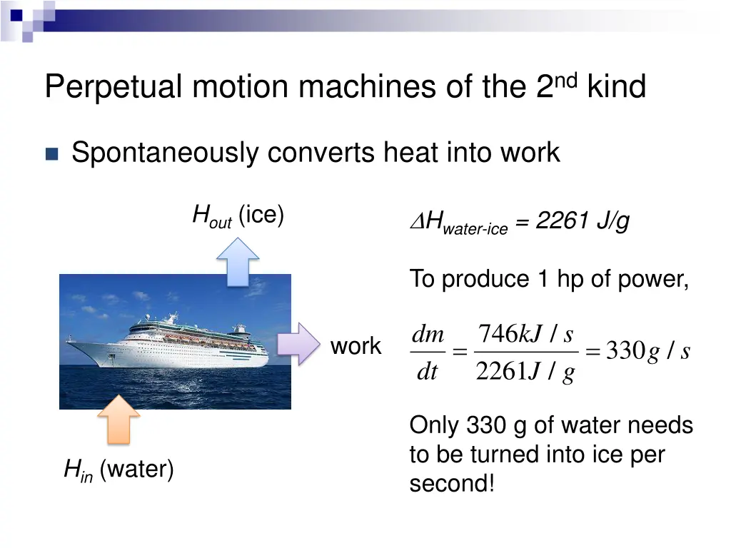 perpetual motion machines of the 2 nd kind