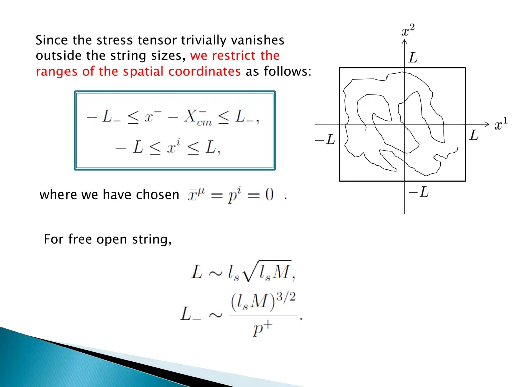 since the stress tensor trivially vanishes