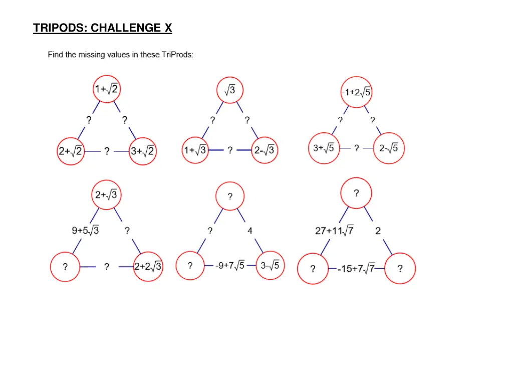 tripods challenge x
