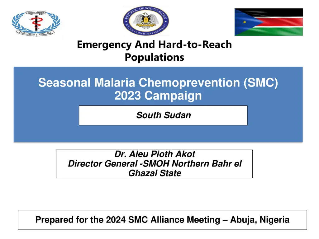 emergency and hard to reach populations