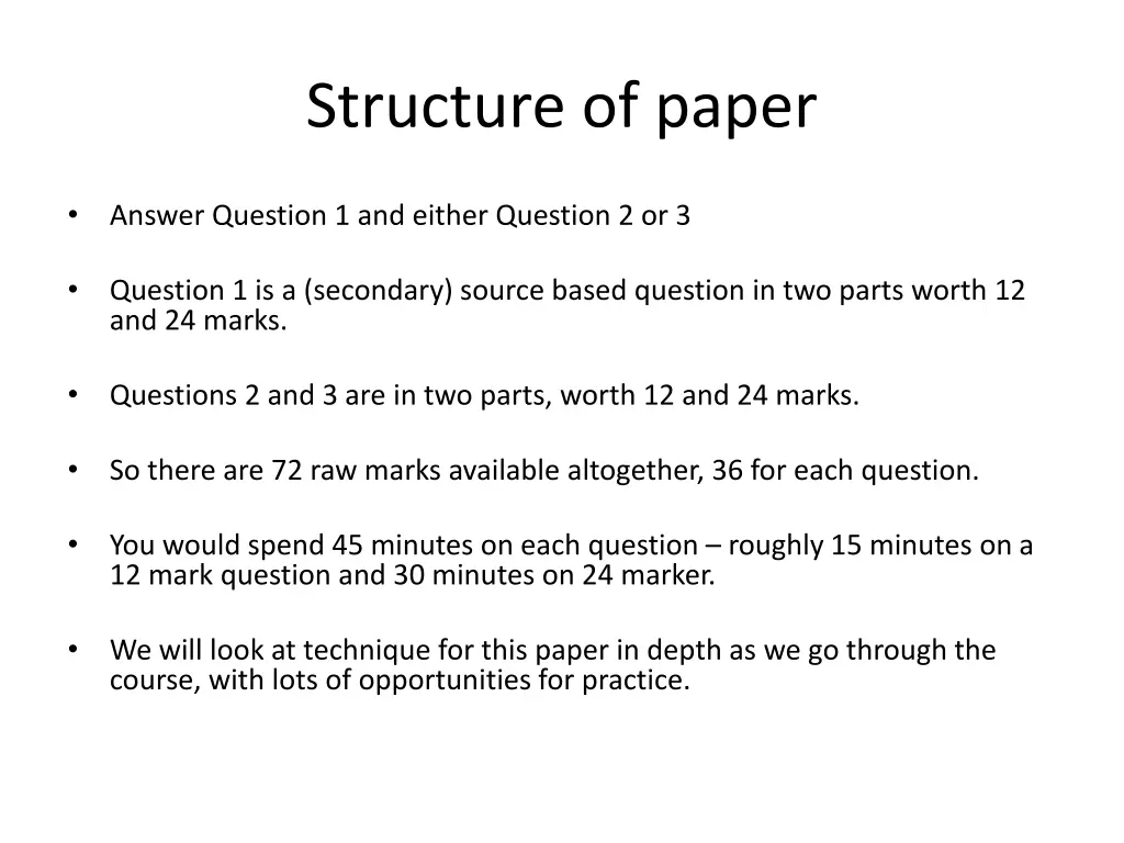 structure of paper