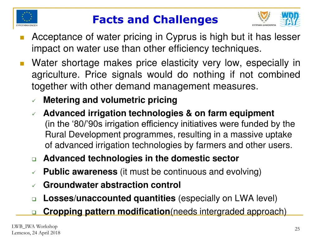 facts and challenges