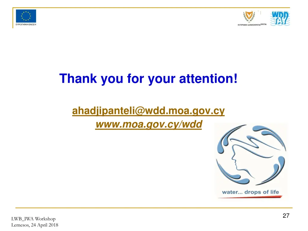 thank you for your attention