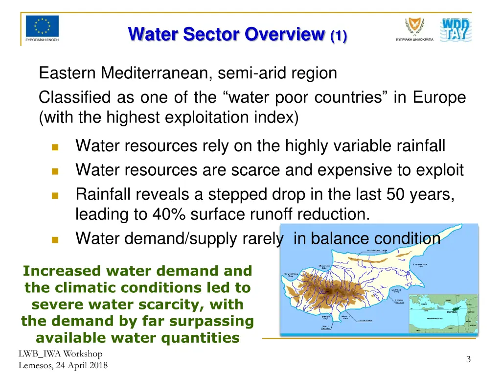 water sector overview 1