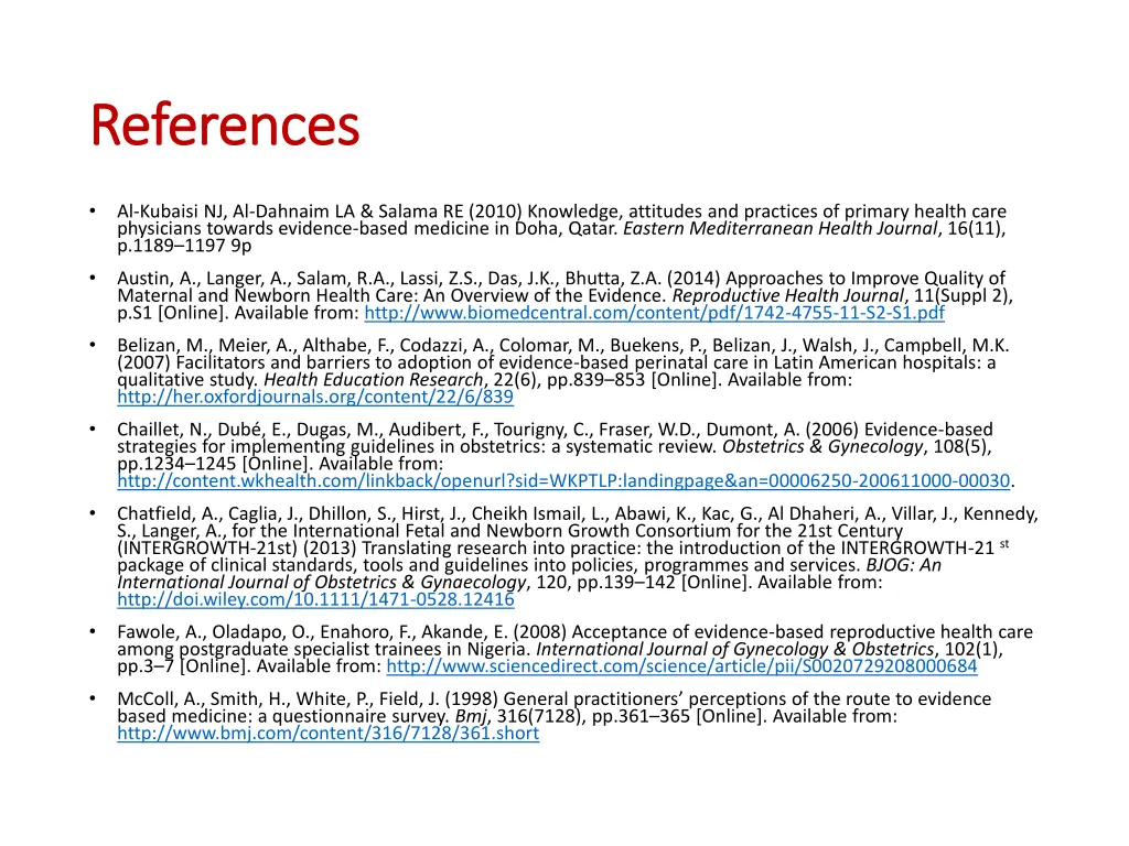 references references