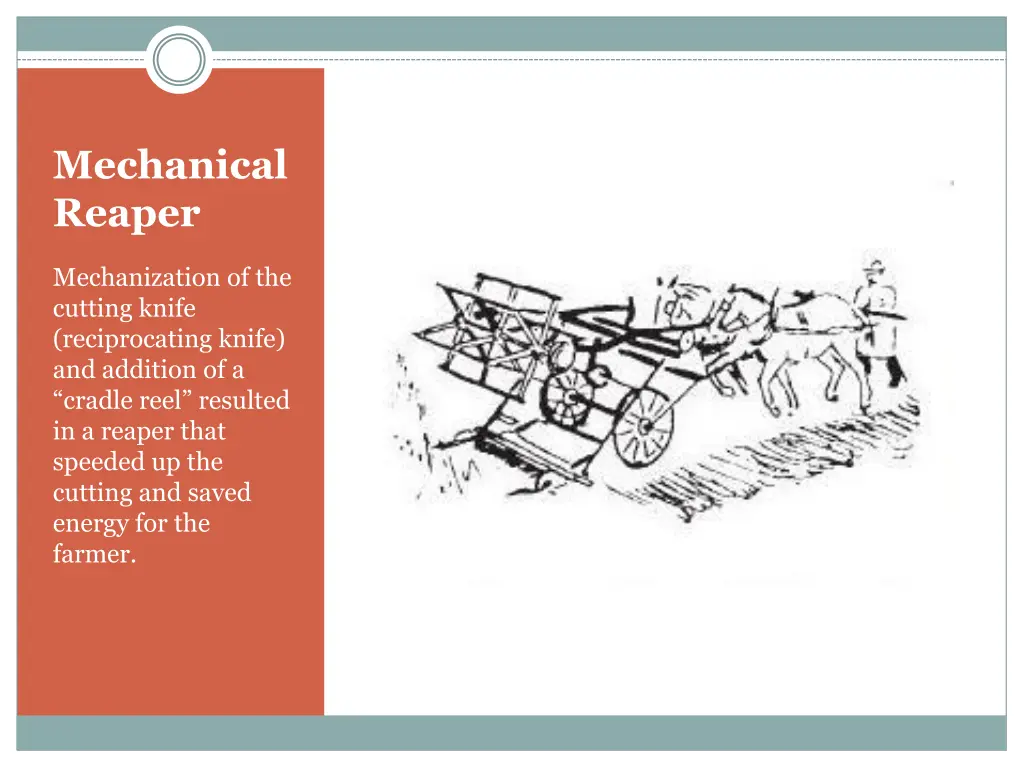mechanical reaper