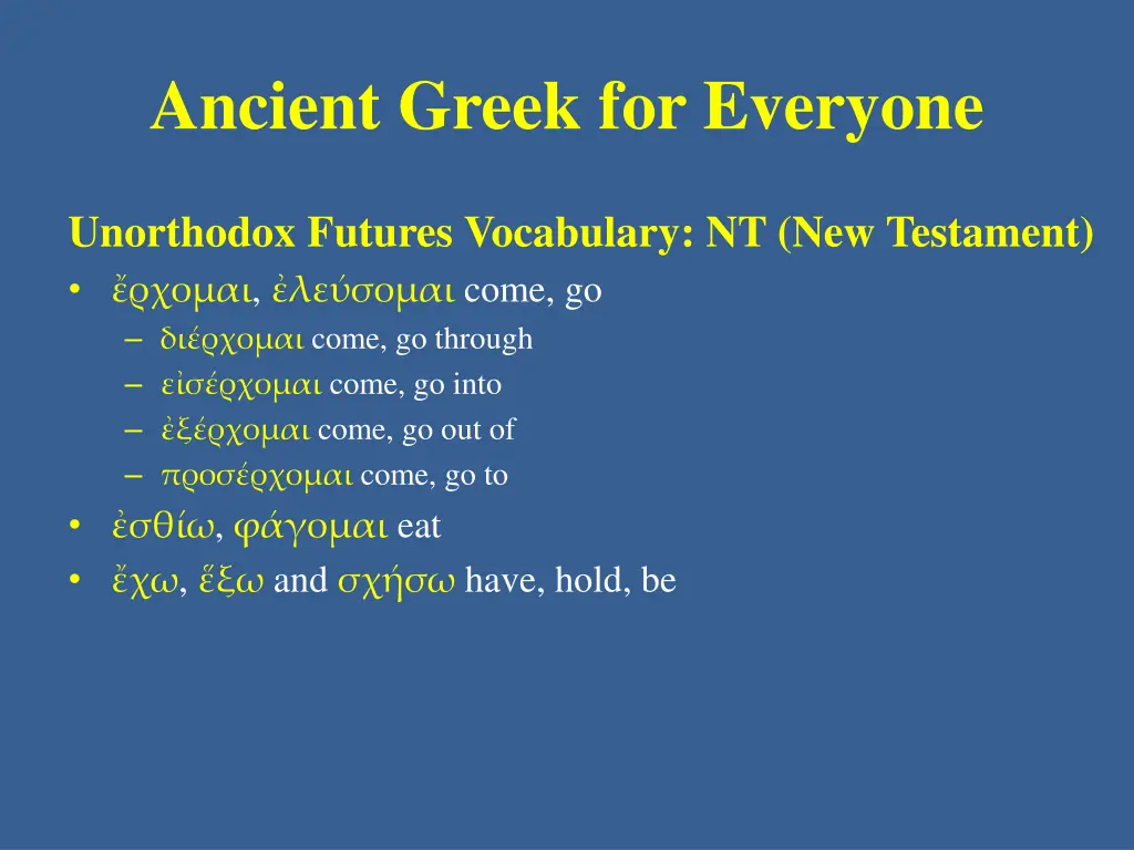 ancient greek for everyone 15