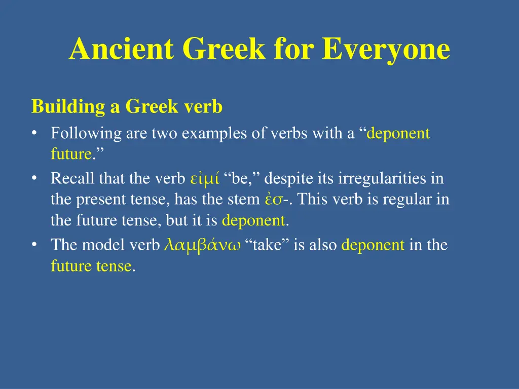 ancient greek for everyone 2