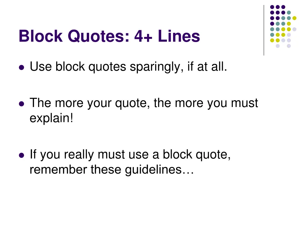 block quotes 4 lines
