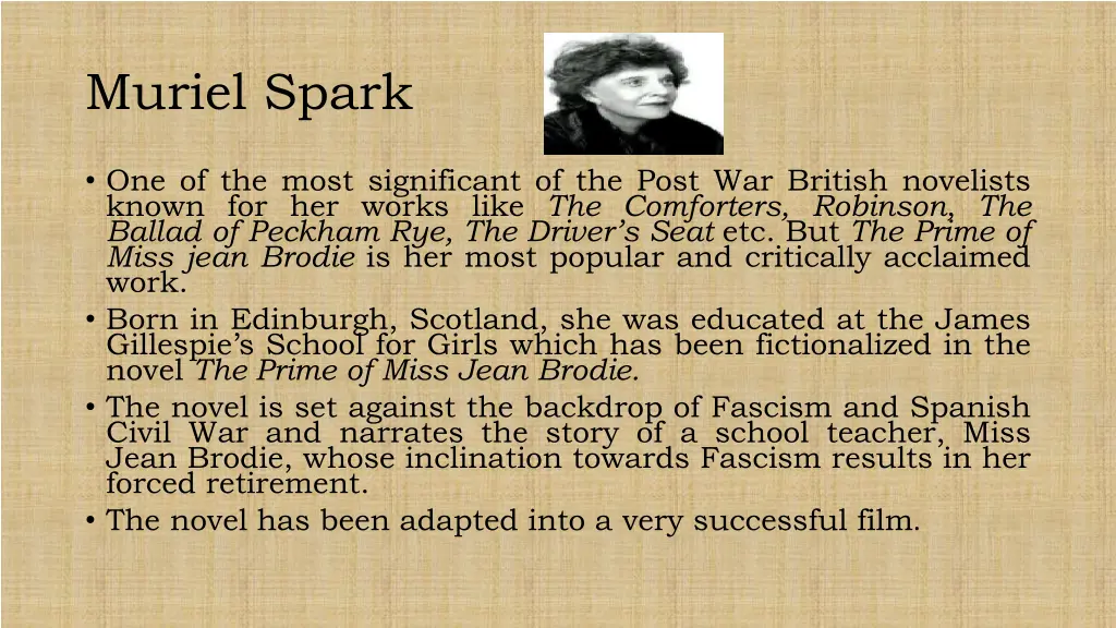 muriel spark