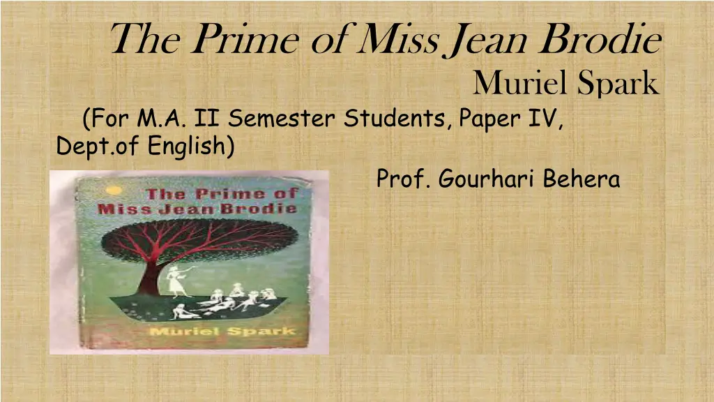 the prime of miss jean brodie