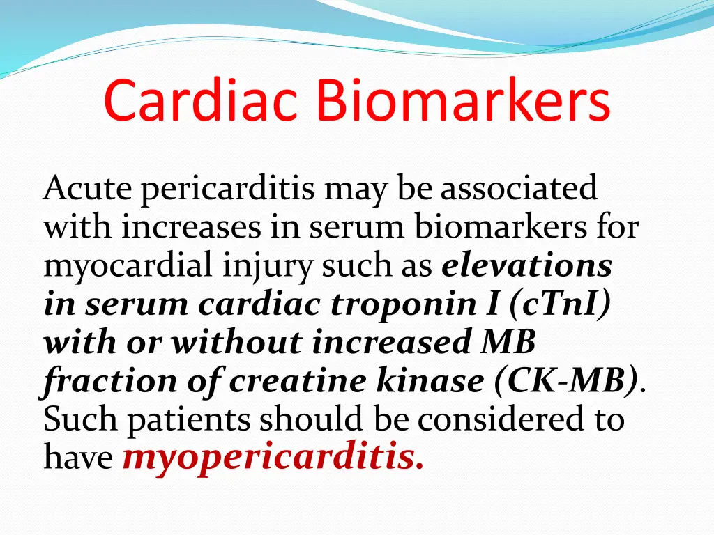 cardiac biomarkers