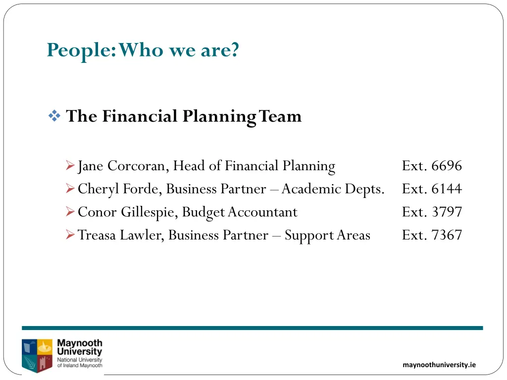 people who we are