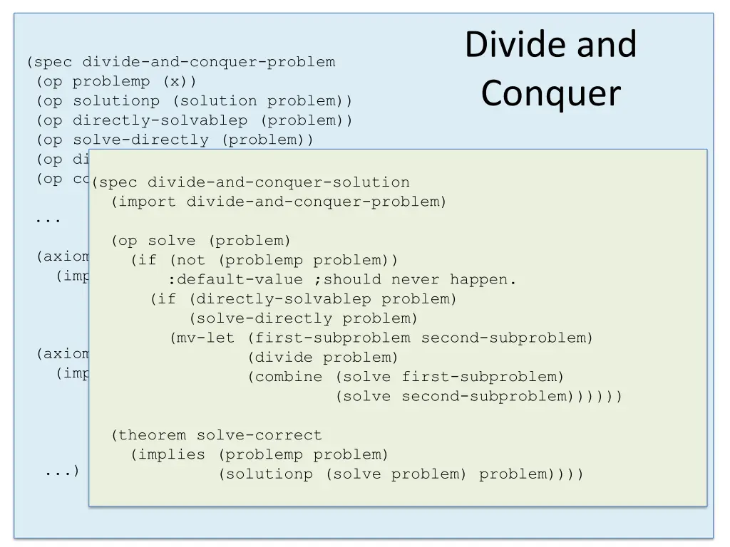 divide and conquer 1