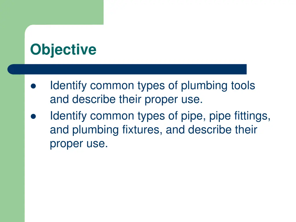 objective