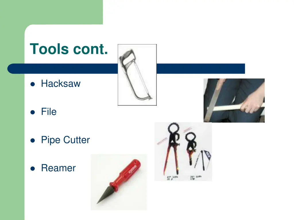 tools cont