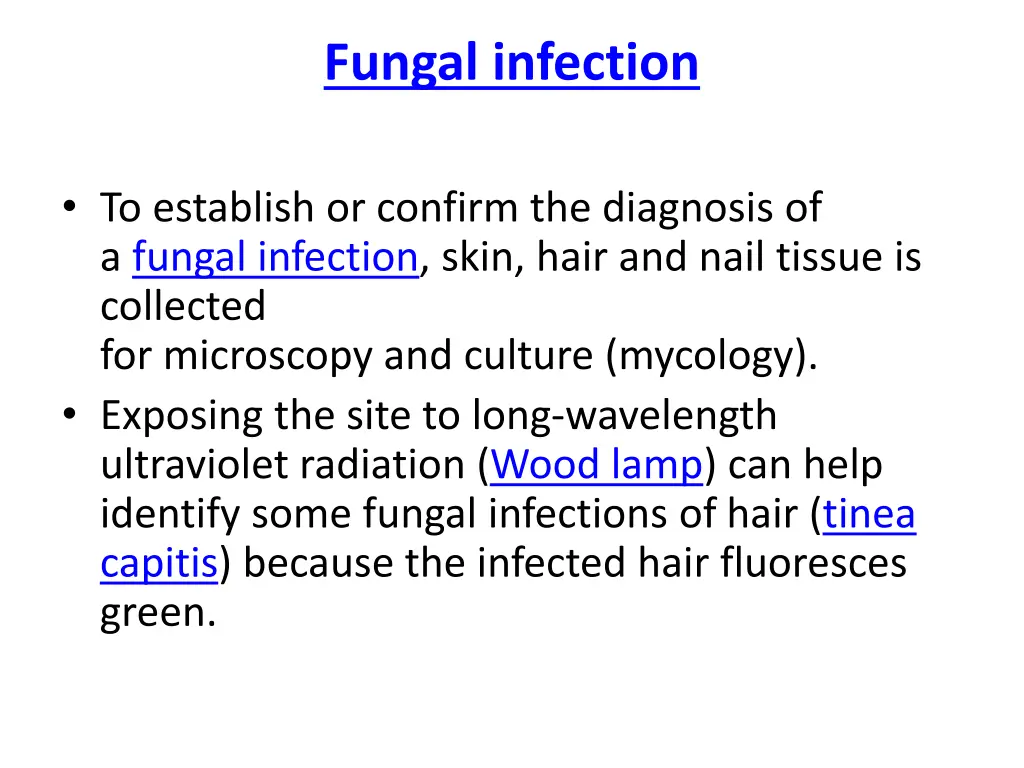 fungal infection