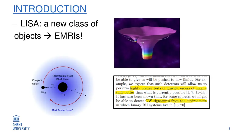 introduction lisa a new class of objects emris