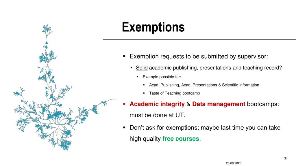 exemptions