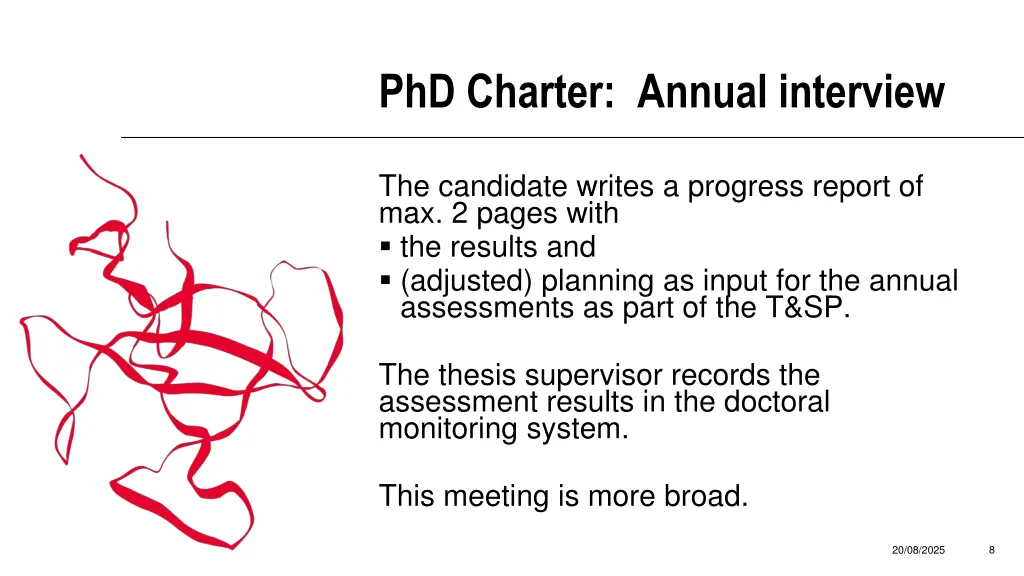 phd charter annual interview