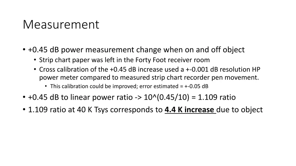 measurement