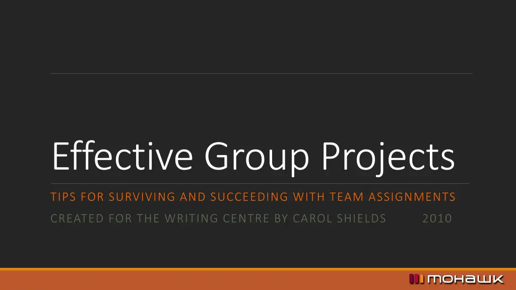 effective group projects
