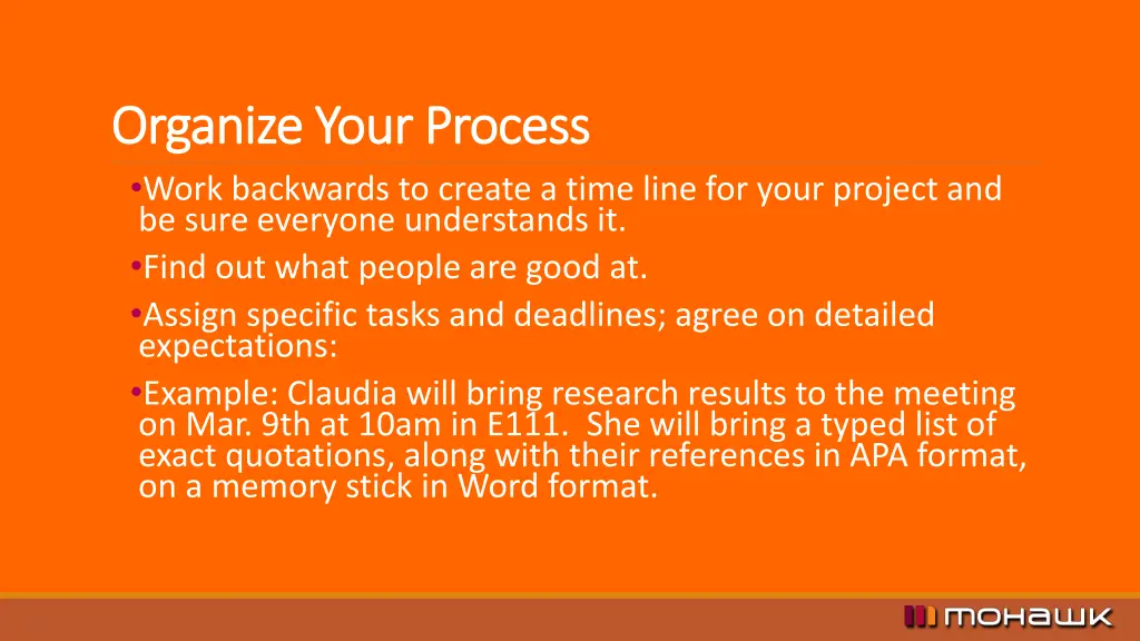 organize your process organize your process work