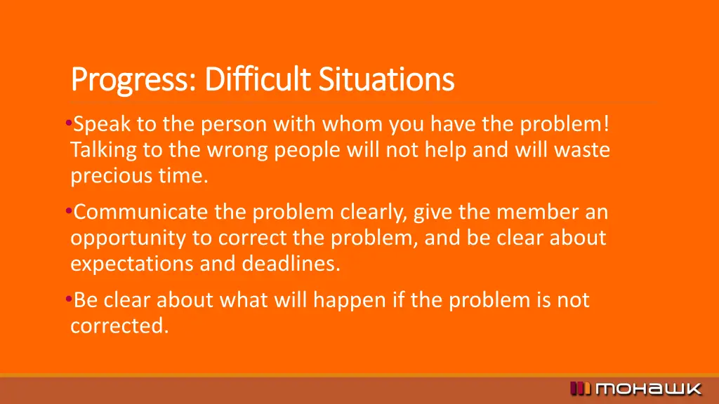 progress difficult situations progress difficult