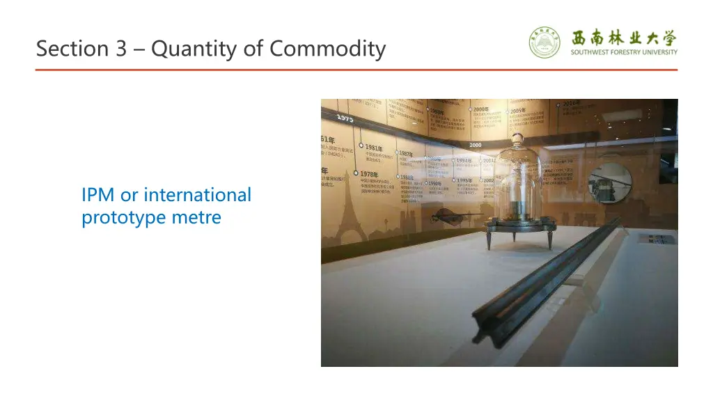 section 3 quantity of commodity 2