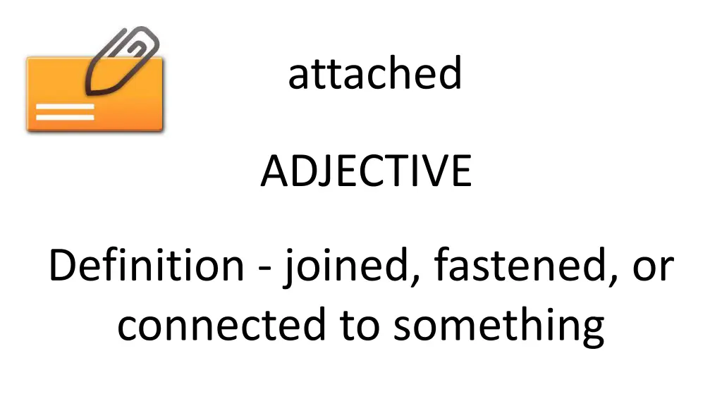 attached