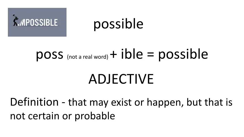 possible 1