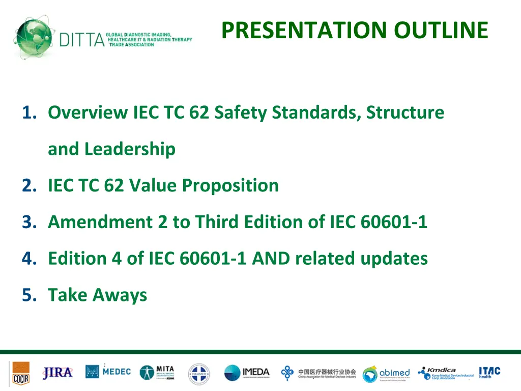 presentation outline