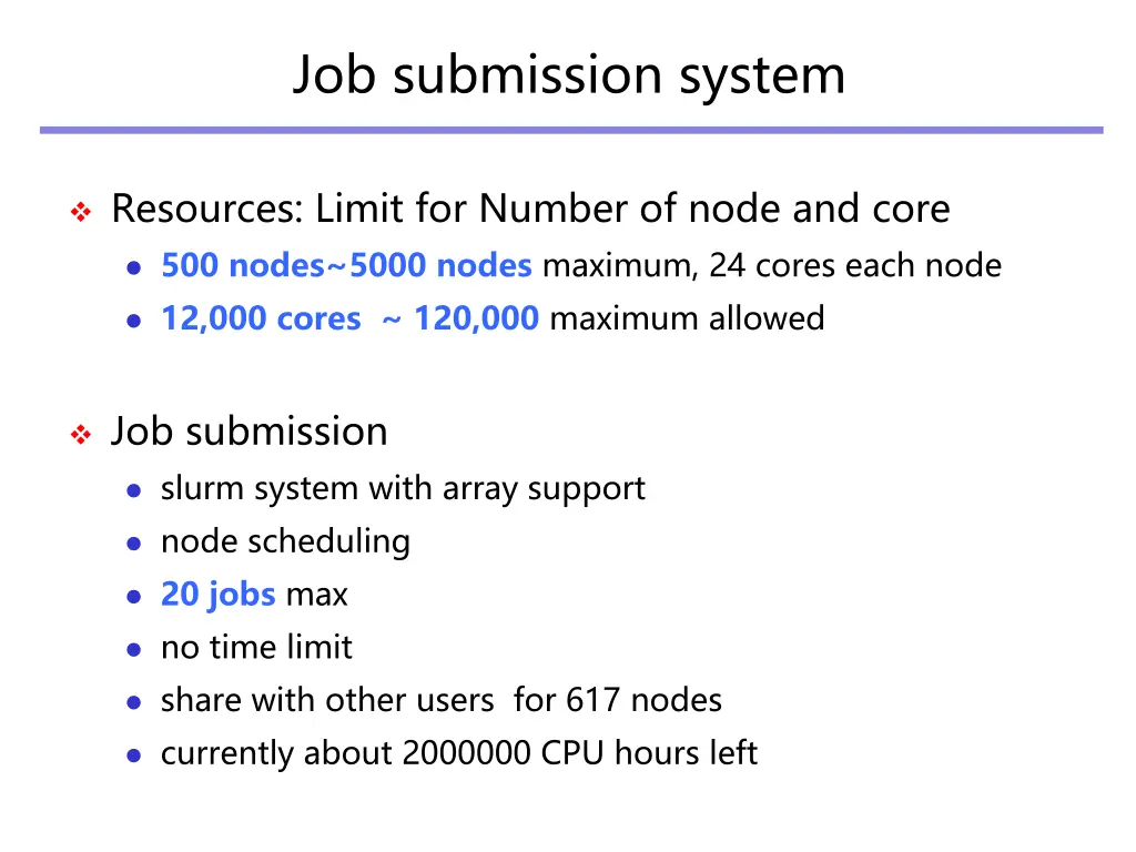 job submission system