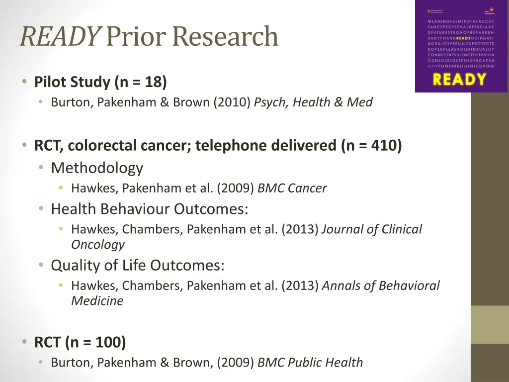 ready prior research