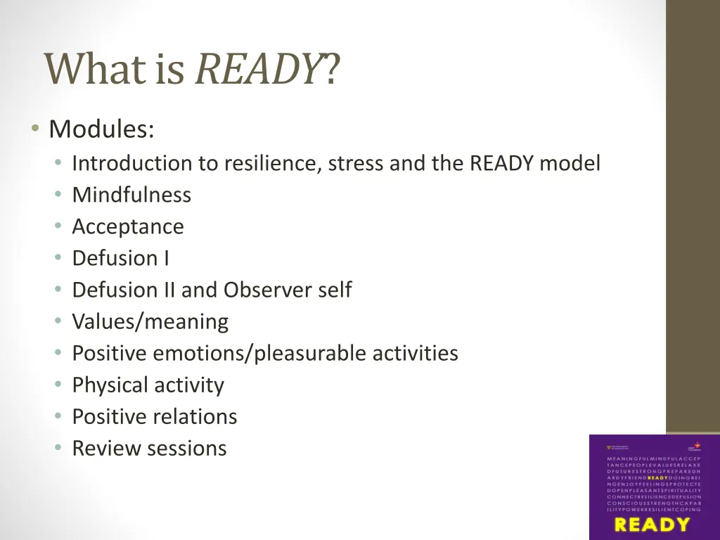 what is ready 1