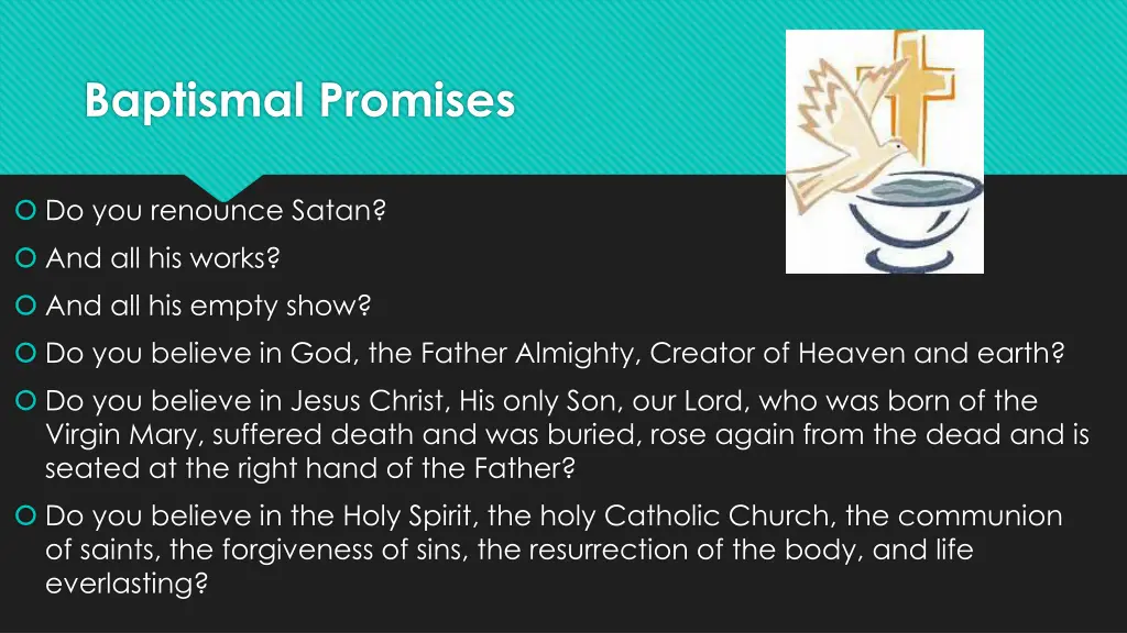 baptismal promises