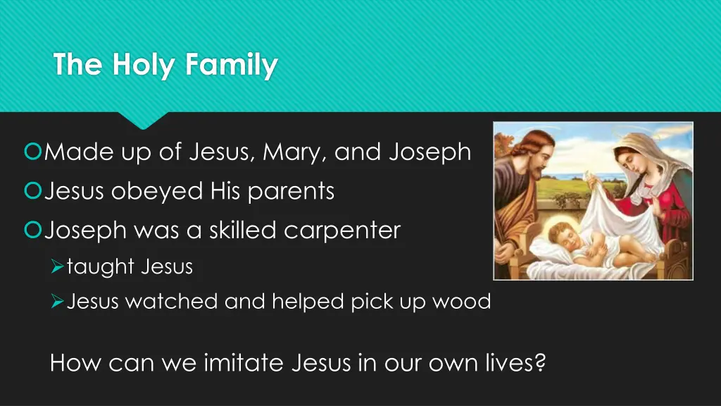 the holy family