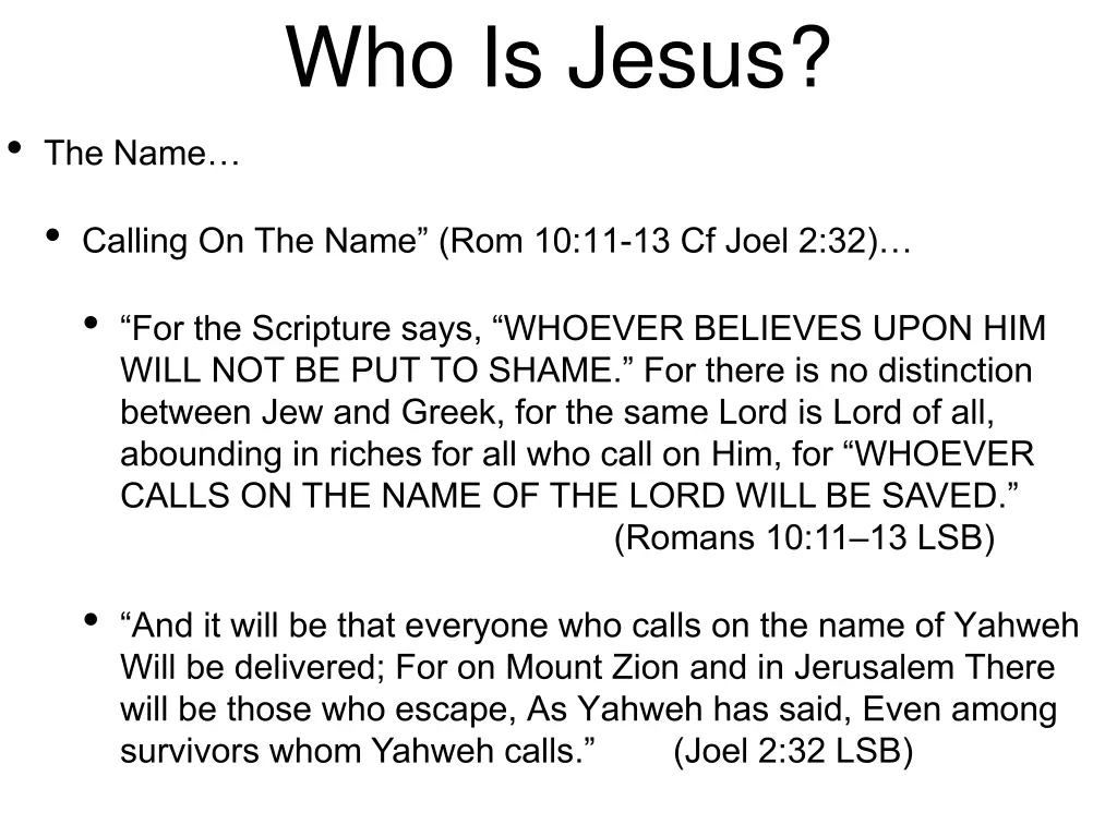 who is jesus 10