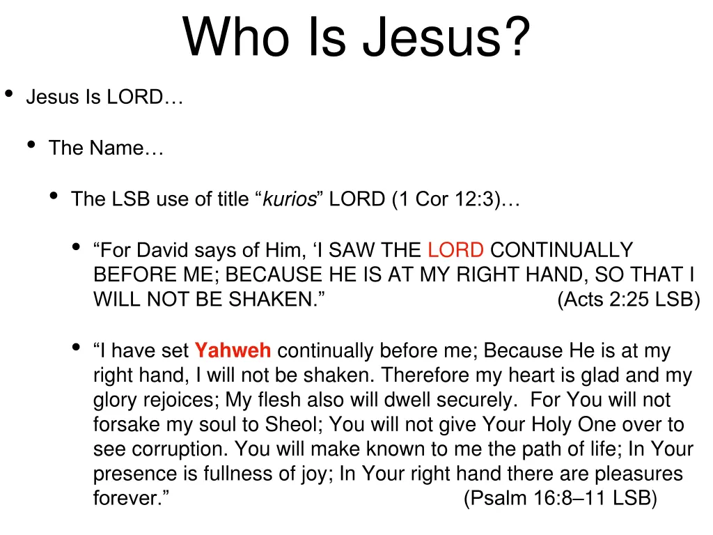 who is jesus 8